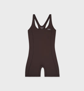 Action Logo Unitard - Cocoa/Milk