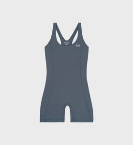 Action Logo Unitard - Slate/White