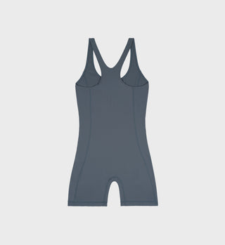 Action Logo Unitard - Slate/White