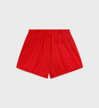 USA Mesh Disco Short - Sports Red/Navy