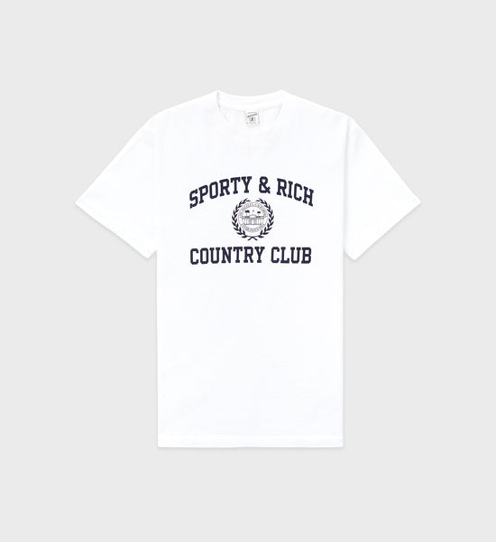 Girls White Los Angeles Varsity Oversized Logo T-Shirt