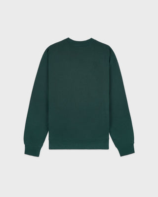 Varsity Crest Crewneck - Forest/Gold/Ecru