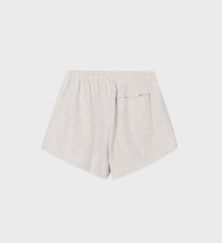 Varsity Crest Disco Short - Heather Gray/Forest