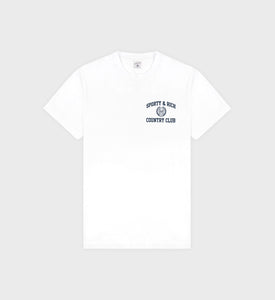 Varsity Crest T-Shirt - White/Navy