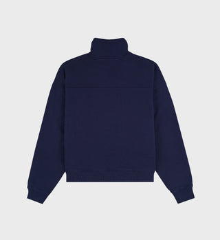 Quarter zip Vendome - Marine/Blanc