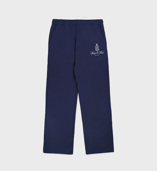 Pantalon droit Vendome - Marine/Blanc