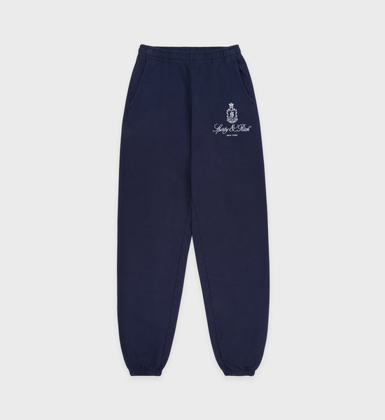 Vendome Sweatpant - Navy/White