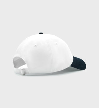 Vendome Hat - White/Navy