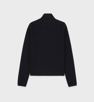 Vendome Minimal Quarter Zip - Black