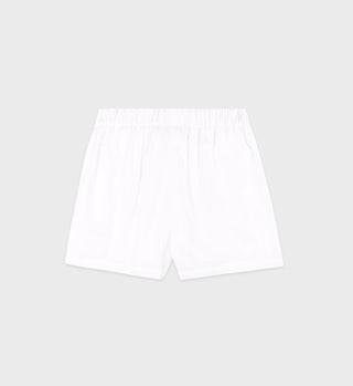 Vendome Poplin Short - White/Navy