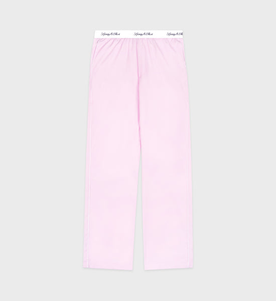 Vendome Pyjama Trousers - Ballet/White