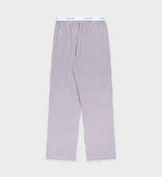 Vendome Pyjama Trousers - Brown Striped