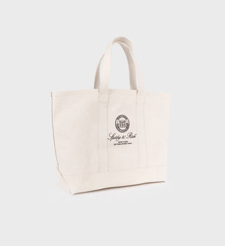 Vendome Resort Tote Bag - Natural/Chocolate