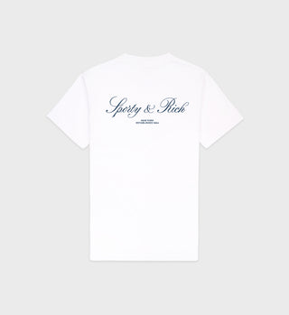 Vendome Resort T-shirt - White/Navy