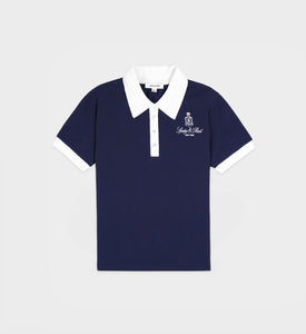 Vendome 70s Polo - Navy/White