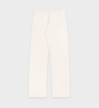 Vendome Script Cashmere Trousers - Cream/Navy