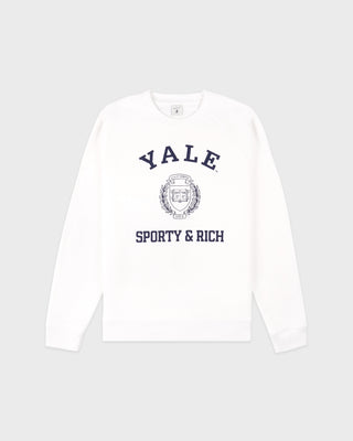 Veritas Soft Crewneck - White/Navy