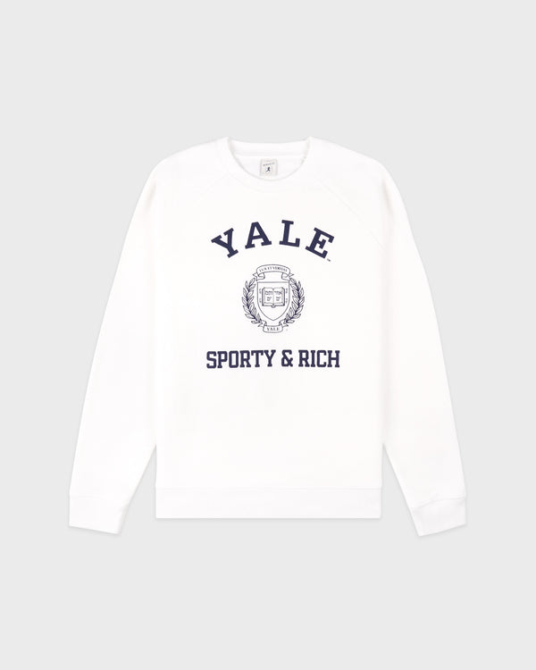 Veritas Soft Crewneck - White/Navy