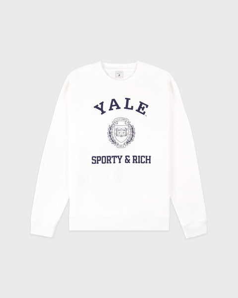 Veritas Soft Crewneck - White/Navy