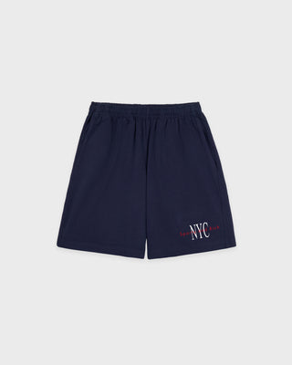 NY Minute Gym Short - Navy/White