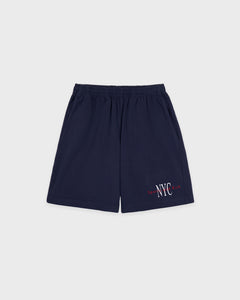 Short de sport NY Minute - Marine/Blanc