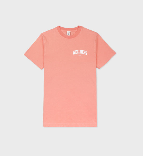 Wellness Ivy T-Shirt - Grapefruit/White