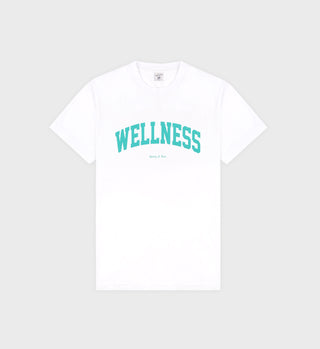 Wellness Ivy T-Shirt - White/Amalfi Green