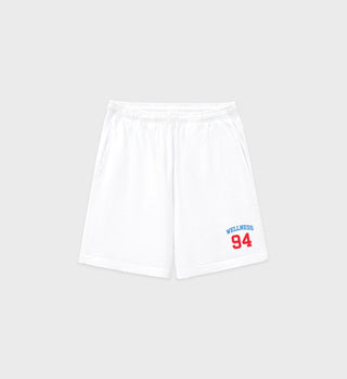 Wellness 94 Gym Short - White/Bright Red/Carolina Blue