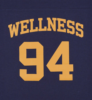 Wellness 94 Rugby Tee - Navy/ Faded Gold