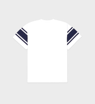 Wellness 94 Rugby Tee - White/Navy