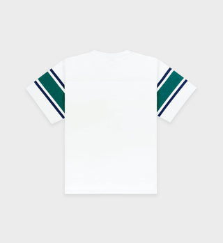 Wellness 94 Rugby Tee - White/Alpine/Navy