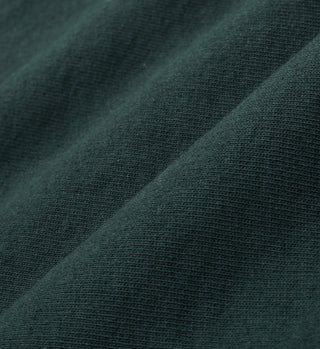 Wellness Club Flocked Cropped T-Shirt - Forest/White