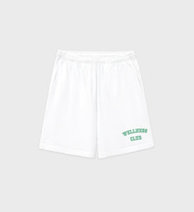 Short gym Wellness Club - Blanc/Verde