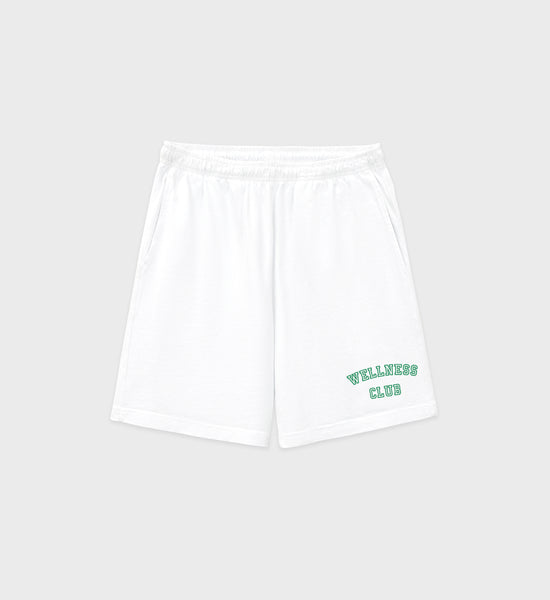 Short gym Wellness Club - Blanc/Verde