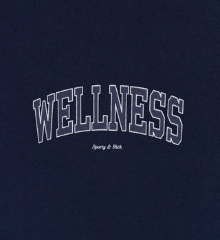 Wellness Ivy Cropped Hoodie - Navy/White