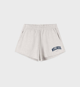 Short disco Wellness Ivy - Gris Chiné/Marine