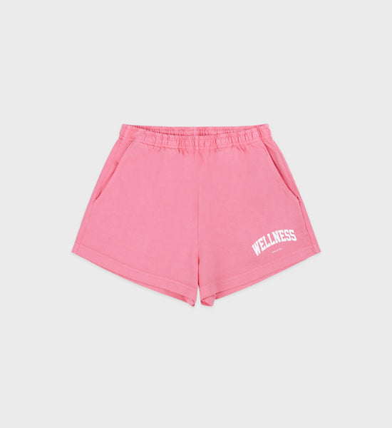 Wellness Ivy Disco Short - Cotton Candy/White