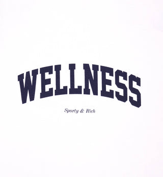 Wellness Ivy Rugby Crewneck - White/Navy/Red