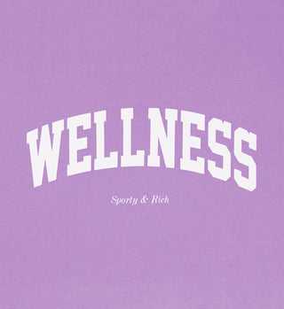 Wellness Ivy T-Shirt - Dip Dye Purple/White