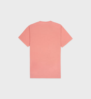 Wellness Ivy T-Shirt - Salmon/White