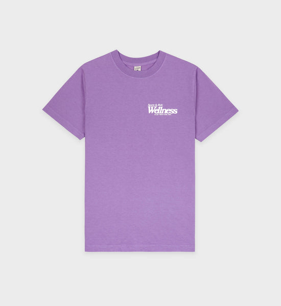 Wellness NY T-Shirt - Violet/White