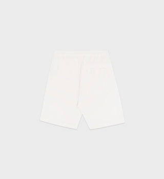 Wimbledon Gym Short - Milk/Washed Hydrangea