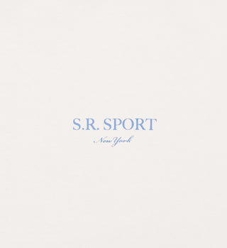 Wimbledon Gym Short - Milk/Washed Hydrangea