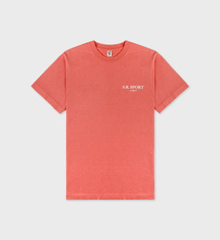 Wimbledon T-Shirt - Desert Rose/White