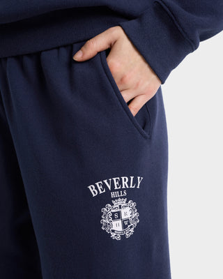 BH Crest Soft Sweapant - Navy/White