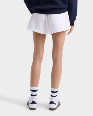 Beverly Hills Crest Soft Disco Short - White/Navy