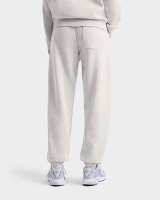 Beverly Script Soft Sweatpant - Heather Gray/Navy