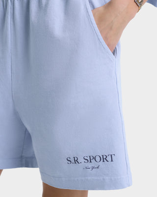 SR Sport Gym Short - Washed Hydrangea/Navy