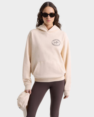 Riding Club Hoodie - Cream/Chocolate