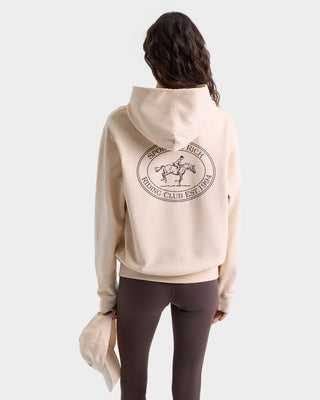 Riding Club Hoodie - Cream/Chocolate